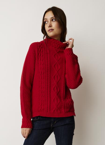 Emily Eco Cotton Turtleneck – Parkhurst Knitwear