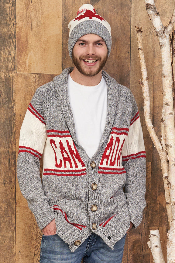 Canadiana Eco Cotton Cardigan for Men – Parkhurst Knitwear