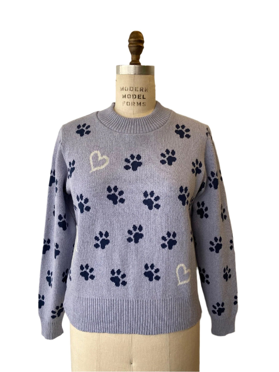 Paw print sweater online