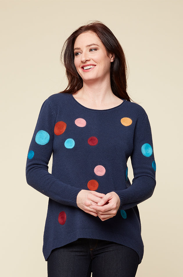 Darla Dots Pullover Sweater 30 OFF for a limited time