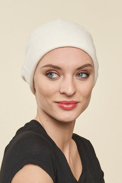Convertible Cotton Slouchy Head Cover - Parkhurst Knitwear