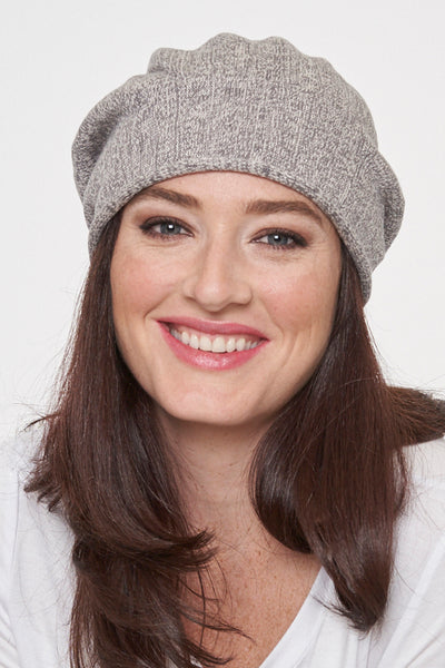 Convertible Cotton Slouchy Head Cover - Parkhurst Knitwear