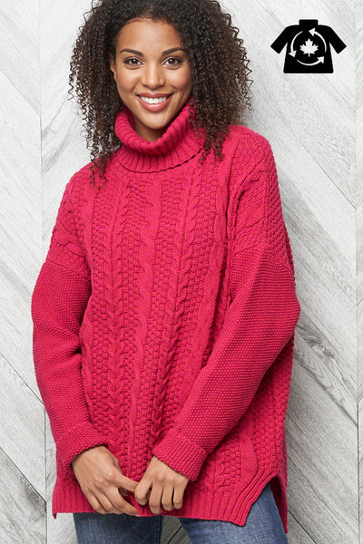Burgundy/Rust Lightweight Knit Sweater by esmara Size Small