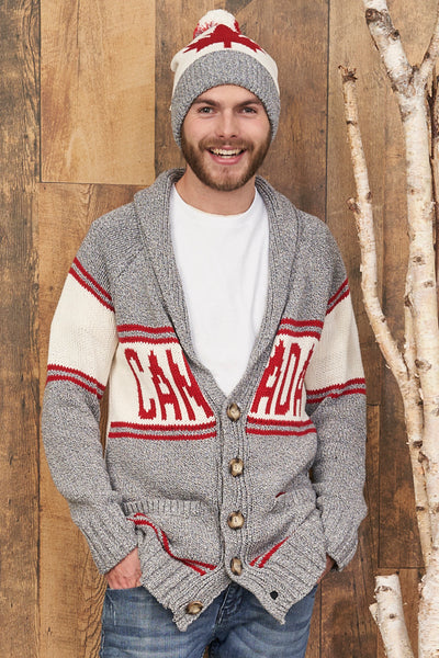 Canadiana Eco Cotton Cardigan for Men - Parkhurst Knitwear